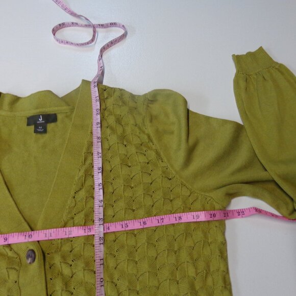 Jason Wu Size Medium Pointelle Cardigan - Picture 10 of 11